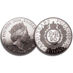 The Queen Elizabeth II 90th Birthday British Silver Kilo Coin