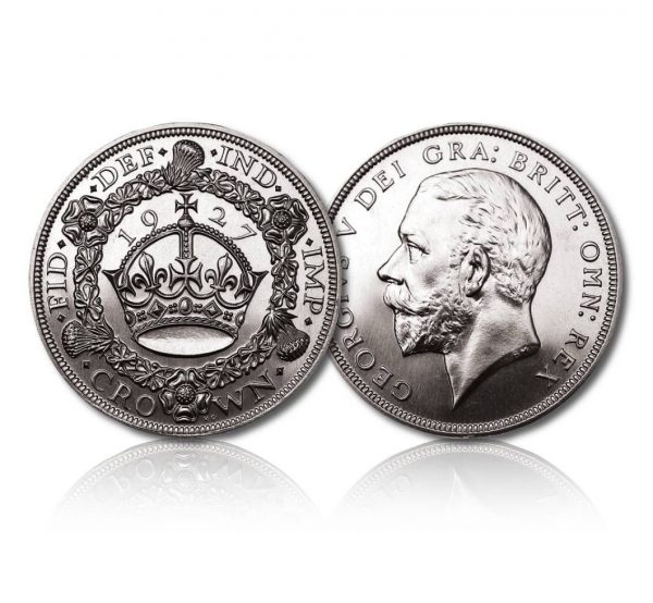 King George V 1927 Proof Silver Crown