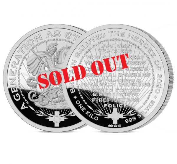 Heroes of 2020 One Kilo Medal - SOLD OUT