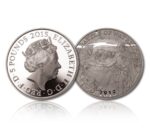 Queen Elizabeth II 2015 Silver Crown - The 200th Anniversary of the Battle of Waterloo