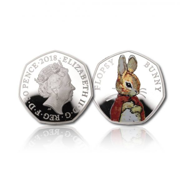 The 2018 Beatrix Potter Flopsy Bunny 50 Pence