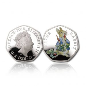 The 2018 Beatrix Potter Peter Rabbit 50 Pence