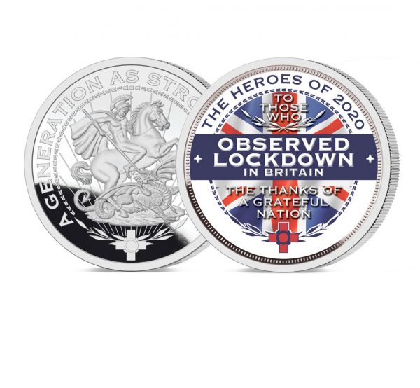 Heroes of 2020: Observed Lockdown Pure Silver Layered Medal