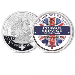 Heroes of 2020: Prison Service Pure Silver Layered Medal
