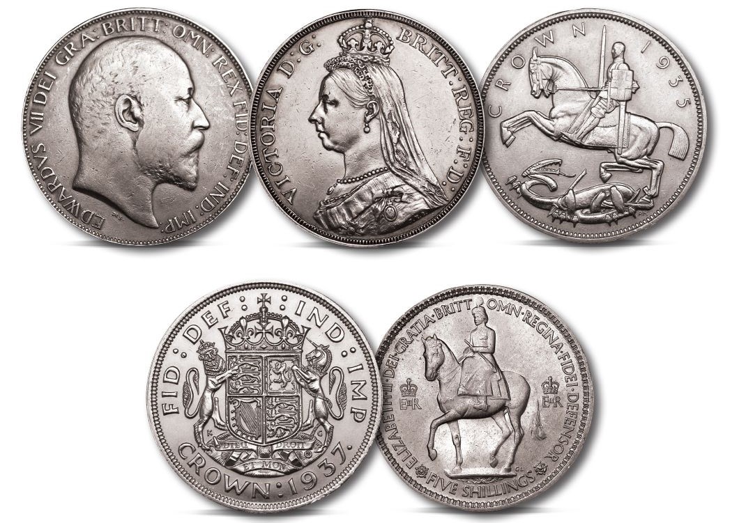 Monarchs Crown Coins Set