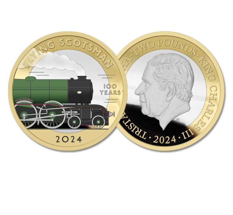 The 2024 Centenary of Flying Scotsman 4472 Silver Two Pounds