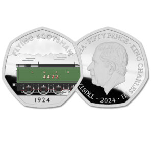 The 2024 Centenary of Flying Scotsman 4472 Silver Fifty Pence