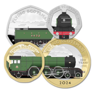 The 2024 Centenary of Flying Scotsman 4472 Silver Complete Coin Collection