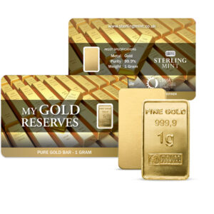 My Gold Reserves 1g Gold Ingot