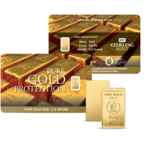 Pure Gold Protection 0.5g Gold Ingot