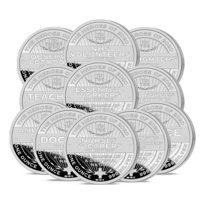 1oz collection Heroes of 2020 Complete 1oz Collection